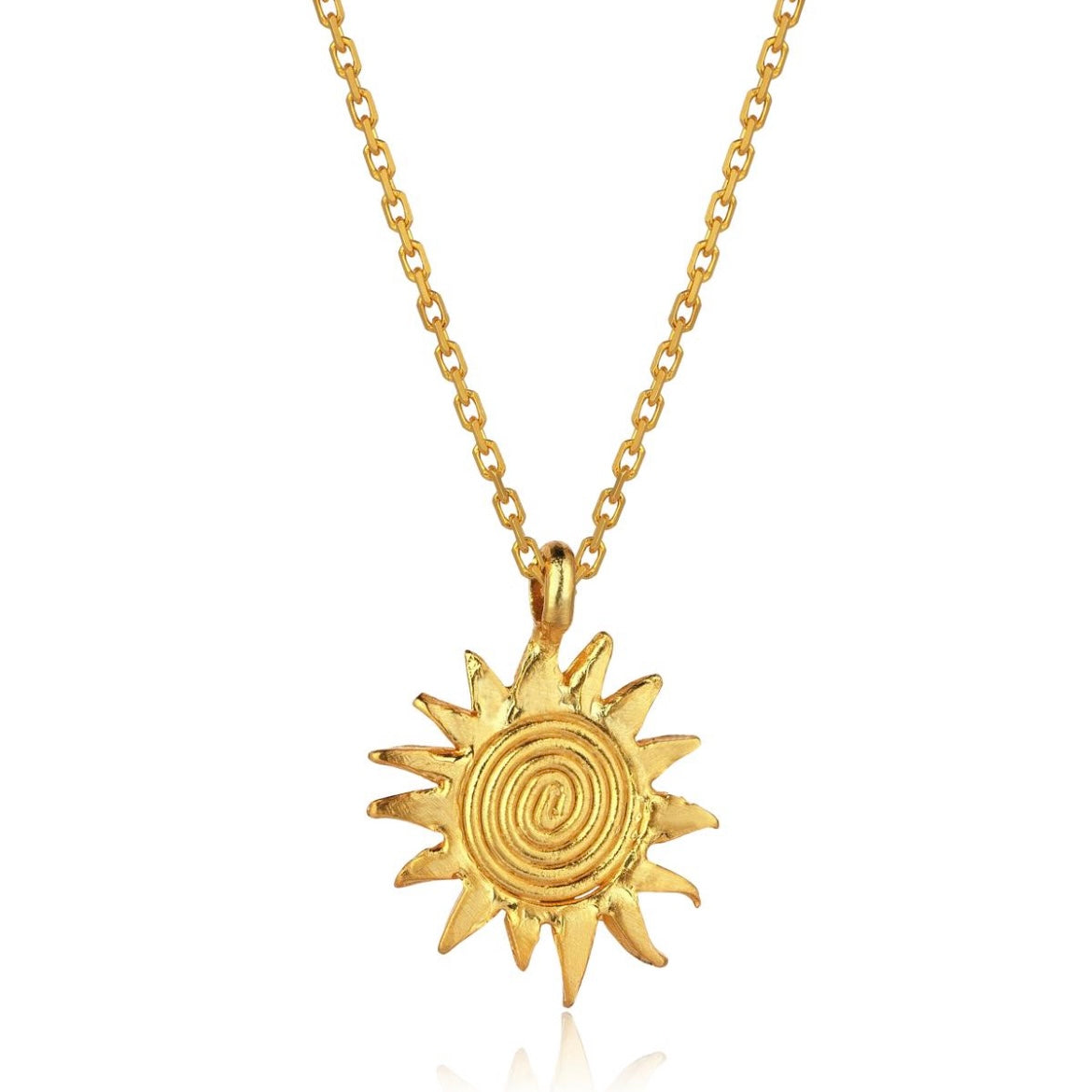 The Spiral Sun Necklace