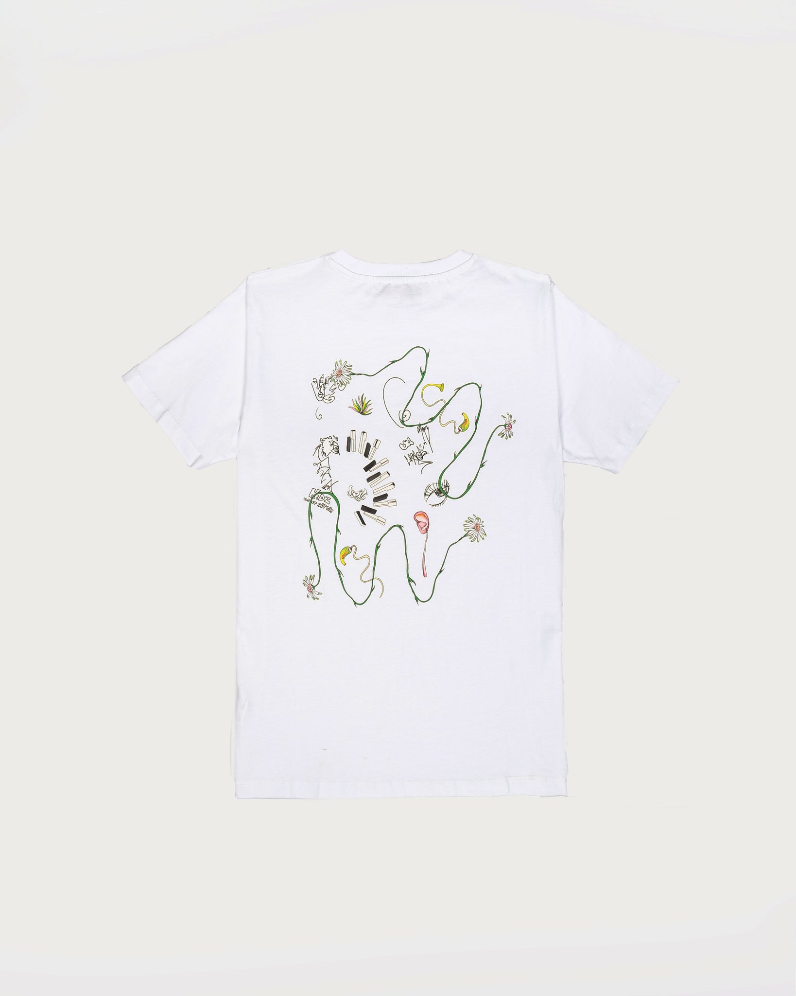 Earthly Delights tee white