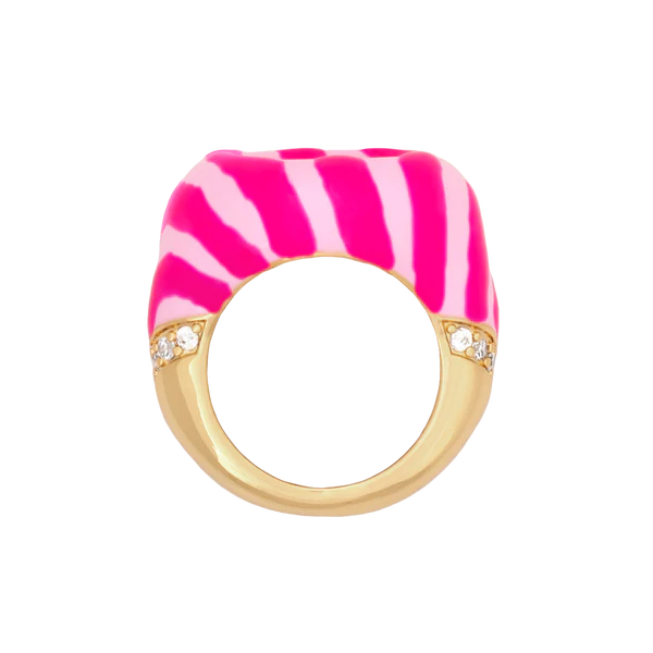 Zebra Pink Ring